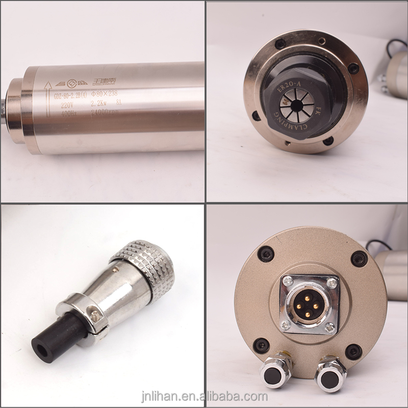 2.2KW 220V Water Cooled CNC Ro - огляд і ціна 2.2Kw Water Cooled Spindle Kit Vfd